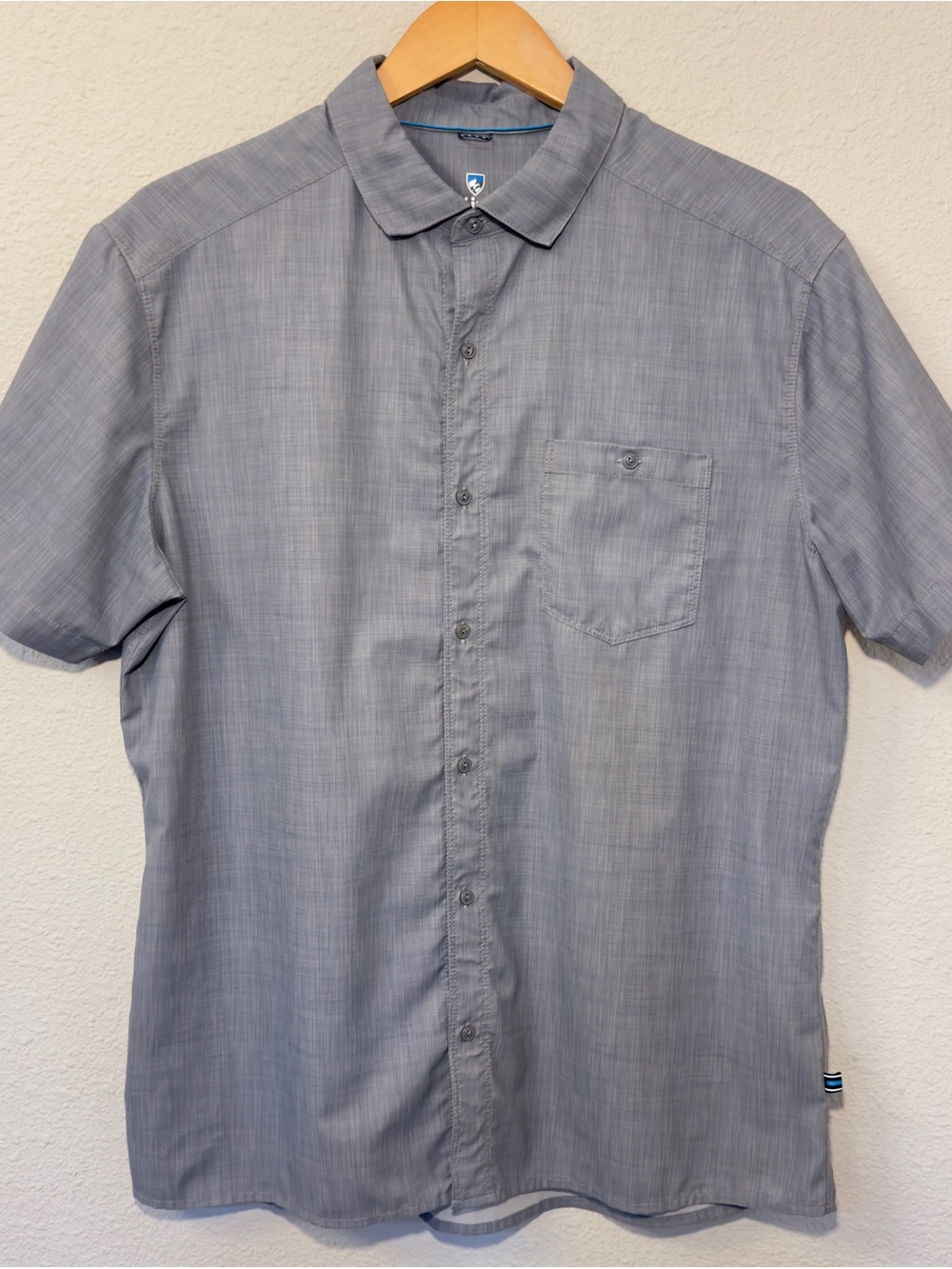 Mens KUHL Persuadr Short Sleeve Button Down Shirt Size L